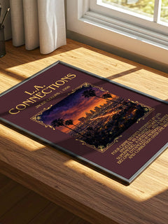 L.A. Connections Minimalist Book Poster by Jackie Collins – image 4