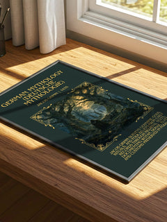 German Mythology (Deutsche Mythologie) Minimalist Book Poster – J. – image 4