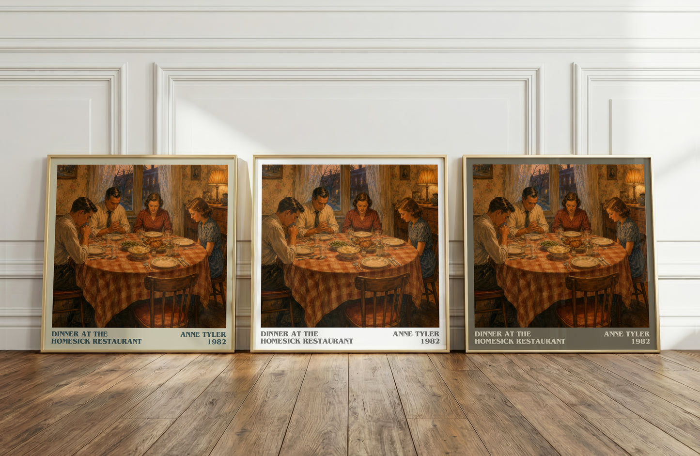 Dinner At The Homesick Restaurant literary art print colour and style options – Anne Tyler book art