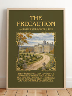 The Precaution Minimalist Book Poster by James Fenimore Cooper – image 2