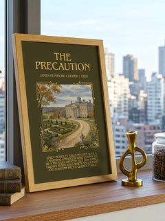 The Precaution Minimalist Book Poster by James Fenimore Cooper – image 3