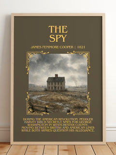 The Spy Minimalist Book Poster by James Fenimore Cooper – image 2
