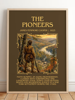 The Pioneers Minimalist Book Poster by James Fenimore Cooper – image 2