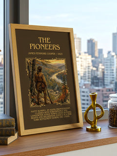 The Pioneers Minimalist Book Poster by James Fenimore Cooper – image 3