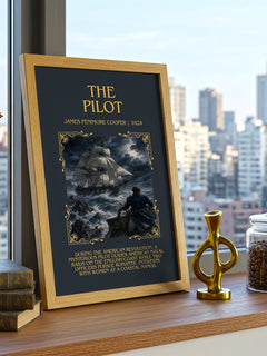 The Pilot Minimalist Book Poster by James Fenimore Cooper – image 3