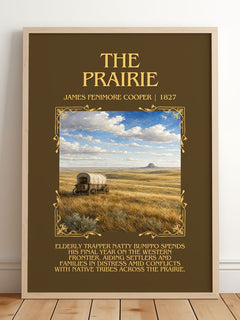 The Prairie Minimalist Book Poster by James Fenimore Cooper – image 2