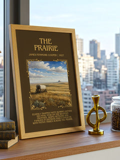 The Prairie Minimalist Book Poster by James Fenimore Cooper – image 3