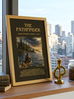 The Pathfinder Minimalist Book Poster by James Fenimore Cooper – image 3
