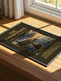 The Pathfinder Minimalist Book Poster by James Fenimore Cooper – image 4