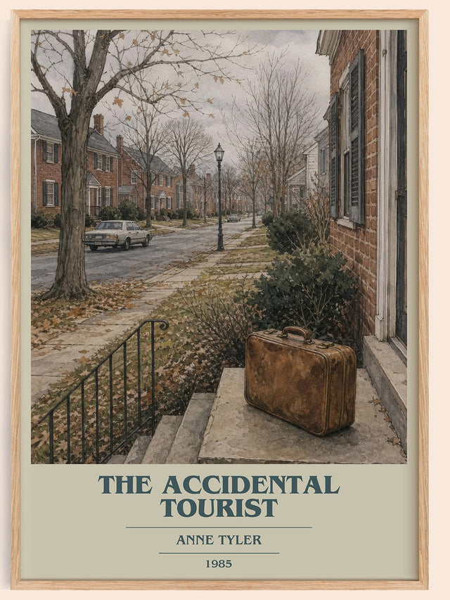The Accidental Tourist Book Cover Poster by Anne Tyler