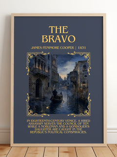 The Bravo Minimalist Book Poster by James Fenimore Cooper – image 2