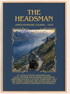 The Headsman Minimalist Book Poster by James Fenimore Cooper – image 1