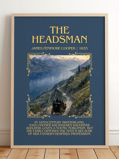 The Headsman Minimalist Book Poster by James Fenimore Cooper – image 2
