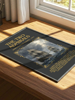 The Two Admirals Minimalist Book Poster by James Fenimore Cooper – image 4
