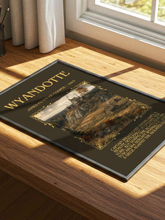 Wyandotté Minimalist Book Poster by James Fenimore Cooper – image 4