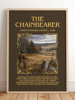 The Chainbearer Minimalist Book Poster by James Fenimore Cooper – image 2