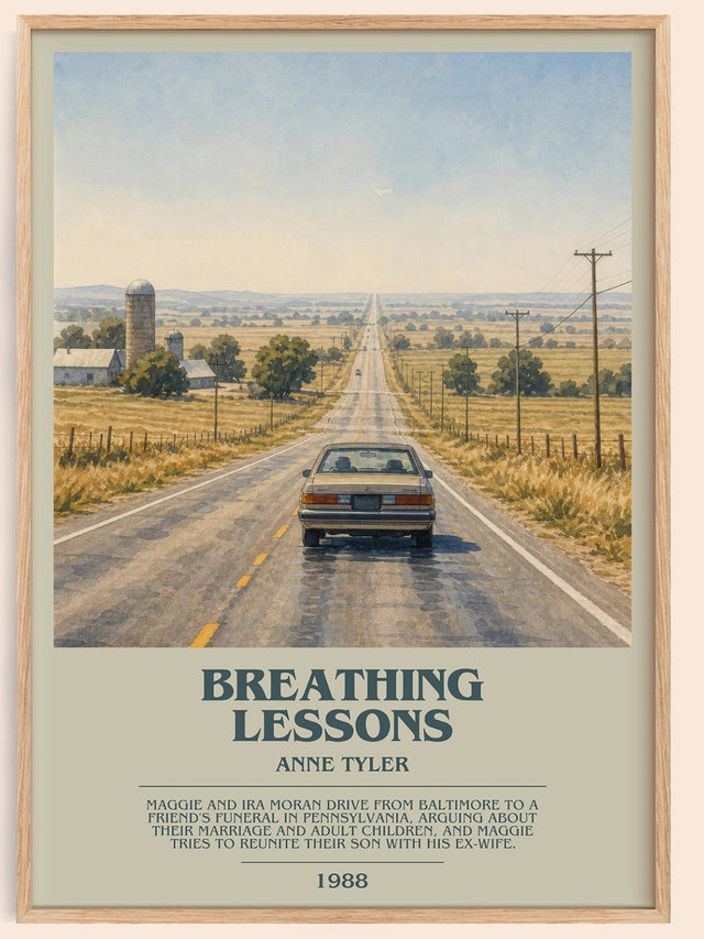 Breathing Lessons Bookish Wall Art by Anne Tyler