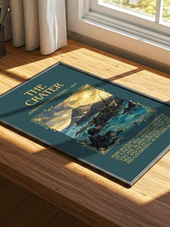 The Crater Minimalist Book Poster by James Fenimore Cooper – image 4