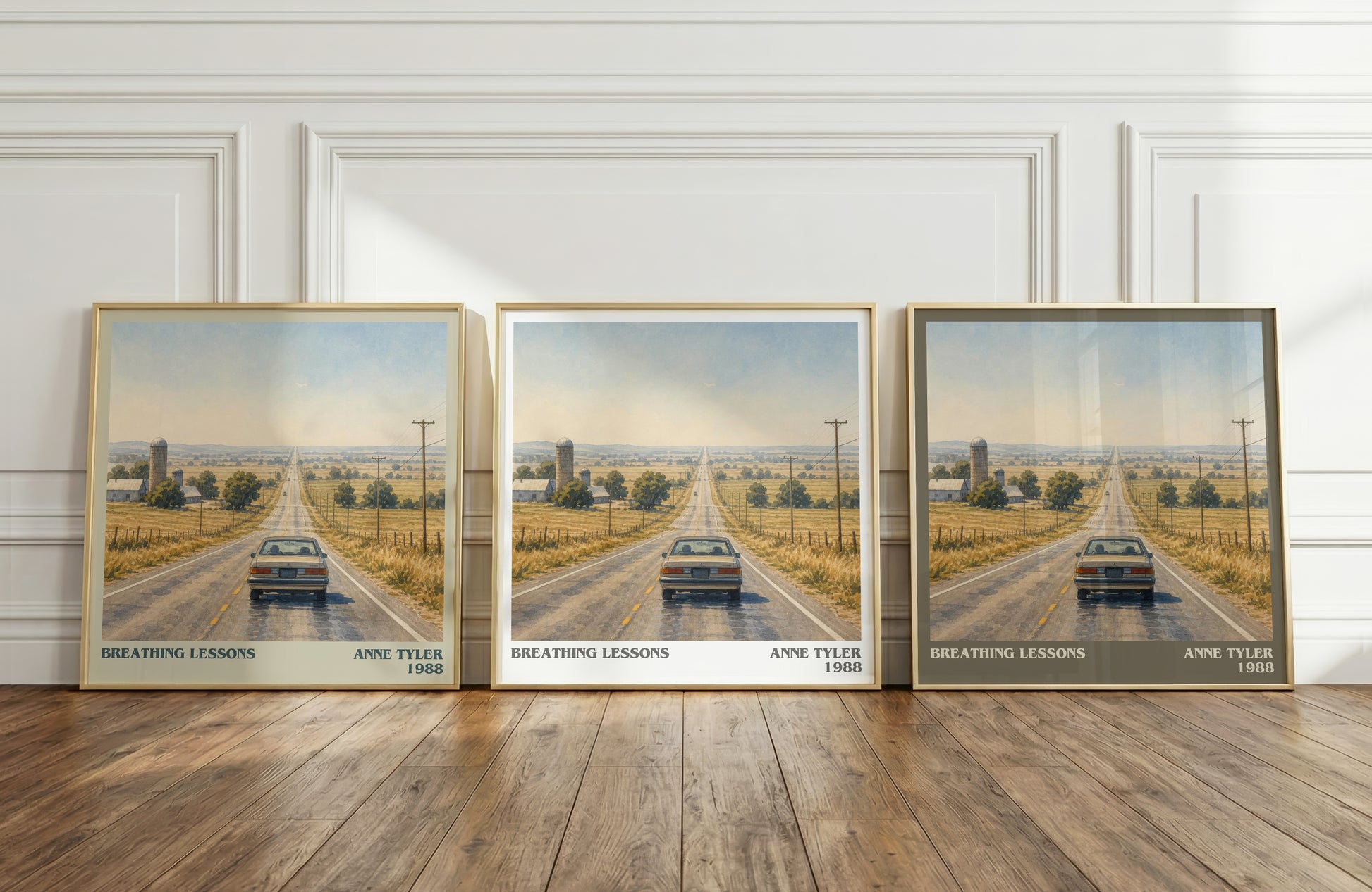 Breathing Lessons literary art print colour and style options – Anne Tyler book art