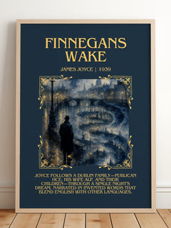 Finnegans Wake Minimalist Book Poster by James Joyce – image 2