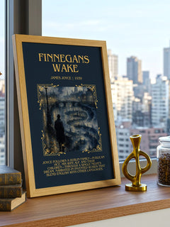 Finnegans Wake Minimalist Book Poster by James Joyce – image 3