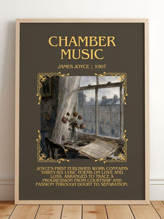 Chamber Music Minimalist Book Poster by James Joyce – image 2