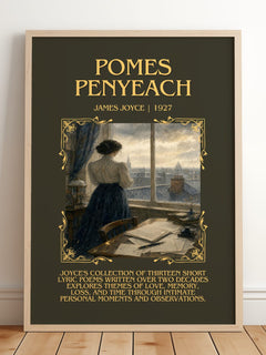 Pomes Penyeach Minimalist Book Poster by James Joyce – image 2