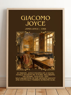Giacomo Joyce Minimalist Book Poster by James Joyce – image 2