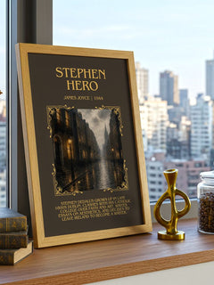 Stephen Hero Minimalist Book Poster by James Joyce – image 3