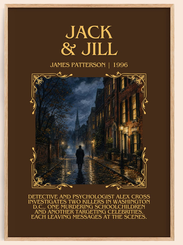 Jack & Jill Minimalist Book Poster by James Patterson