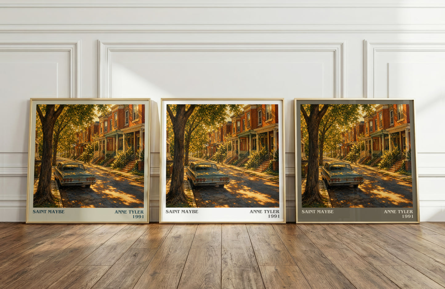 Saint Maybe literary art print colour and style options – Anne Tyler book art