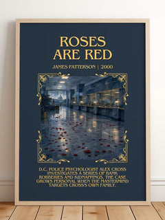 Roses Are Red Minimalist Book Poster by James Patterson – image 2