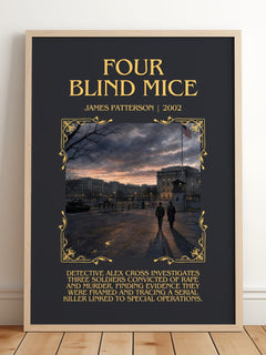 Four Blind Mice Minimalist Book Poster by James Patterson – image 2