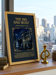 The Big Bad Wolf Minimalist Book Poster by James Patterson – image 3