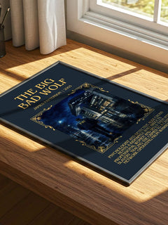 The Big Bad Wolf Minimalist Book Poster by James Patterson – image 4