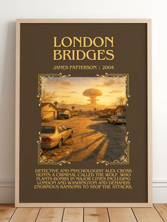London Bridges Minimalist Book Poster by James Patterson – image 2