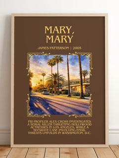 Mary, Mary Minimalist Book Poster by James Patterson – image 2