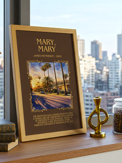 Mary, Mary Minimalist Book Poster by James Patterson – image 3