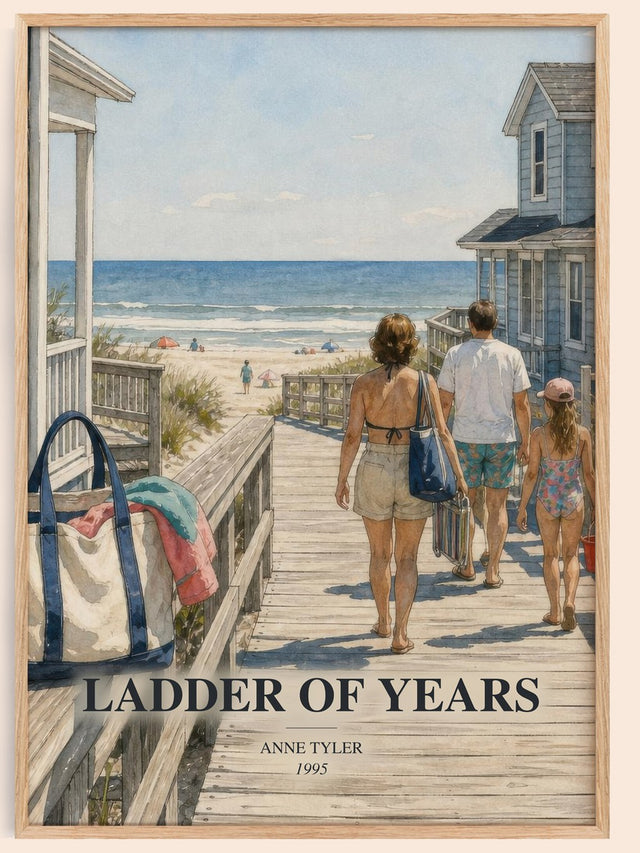 Ladder Of Years Book Watercolour Illustration by Anne Tyler