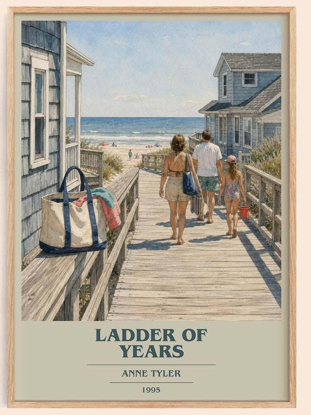 Ladder Of Years Book Cover Poster by Anne Tyler