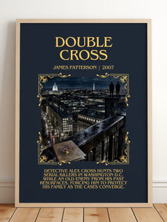 Double Cross Minimalist Book Poster by James Patterson – image 2
