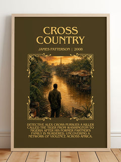 Cross Country Minimalist Book Poster by James Patterson – image 2