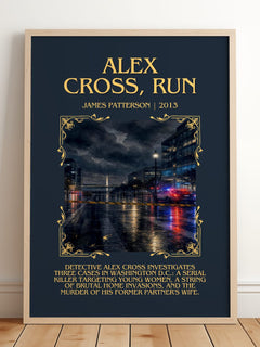Alex Cross, Run Minimalist Book Poster by James Patterson – image 2