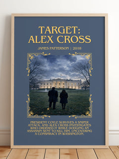 Target: Alex Cross Minimalist Book Poster by James Patterson – image 2