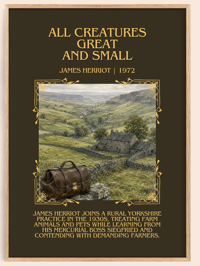 All Creatures Great And Small Minimalist Book Poster by James Herriot