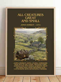All Creatures Great And Small Minimalist Book Poster by James Herriot – image 2