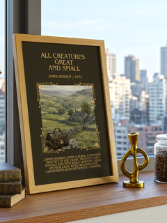 All Creatures Great And Small Minimalist Book Poster by James Herriot – image 3