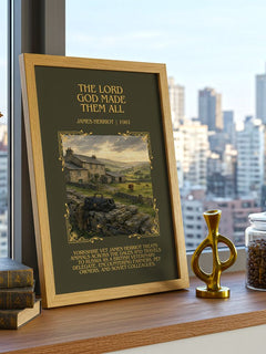 The Lord God Made Them All Minimalist Book Poster by James Herriot – image 3