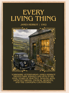 Every Living Thing Minimalist Book Poster by James Herriot – image 1