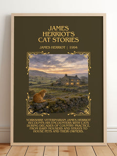 James Herriot'S Cat Stories Minimalist Book Poster by James Herriot – image 2